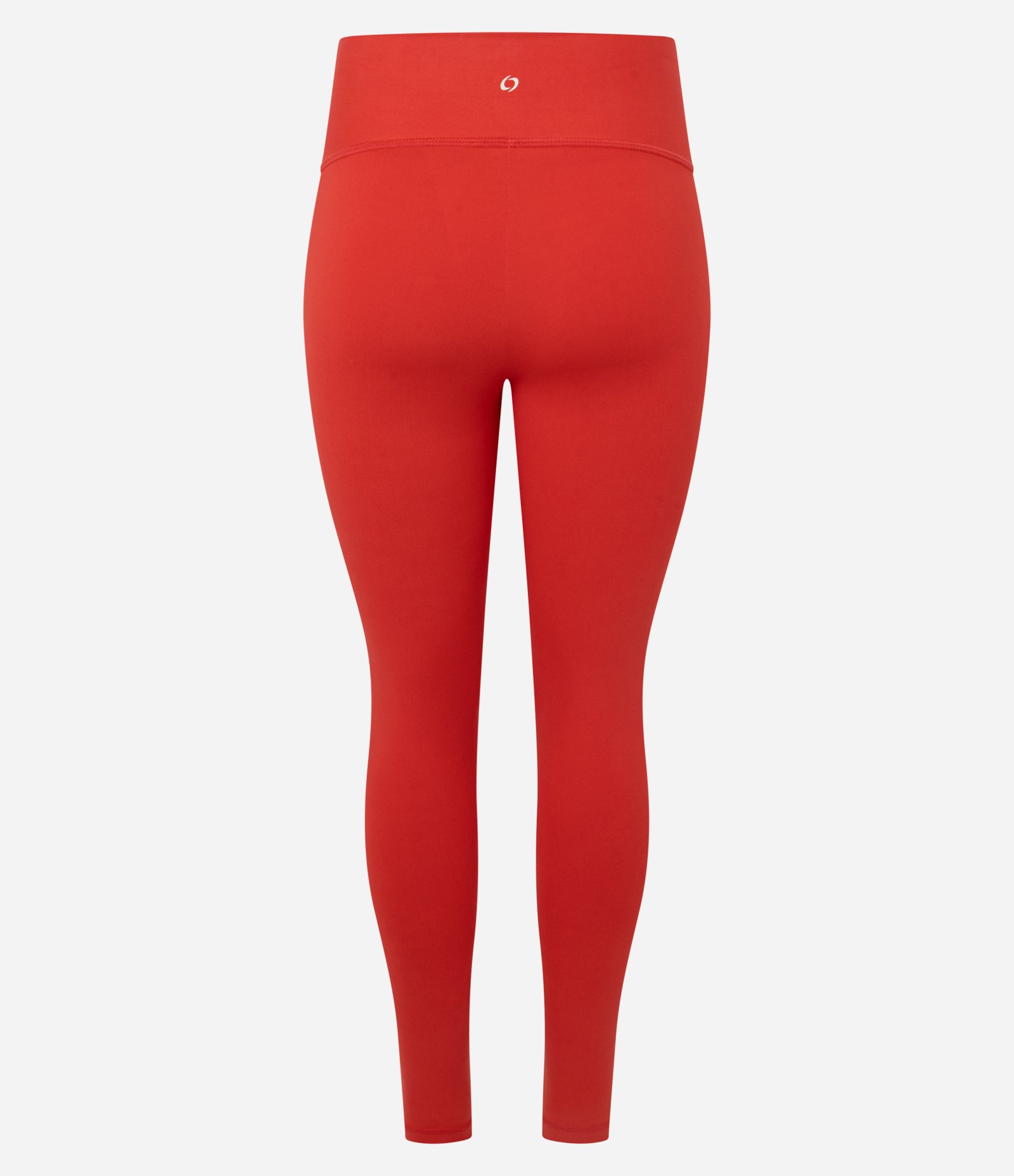 Calça Legging Esportiva com Recorte Contrastante Laranja 7