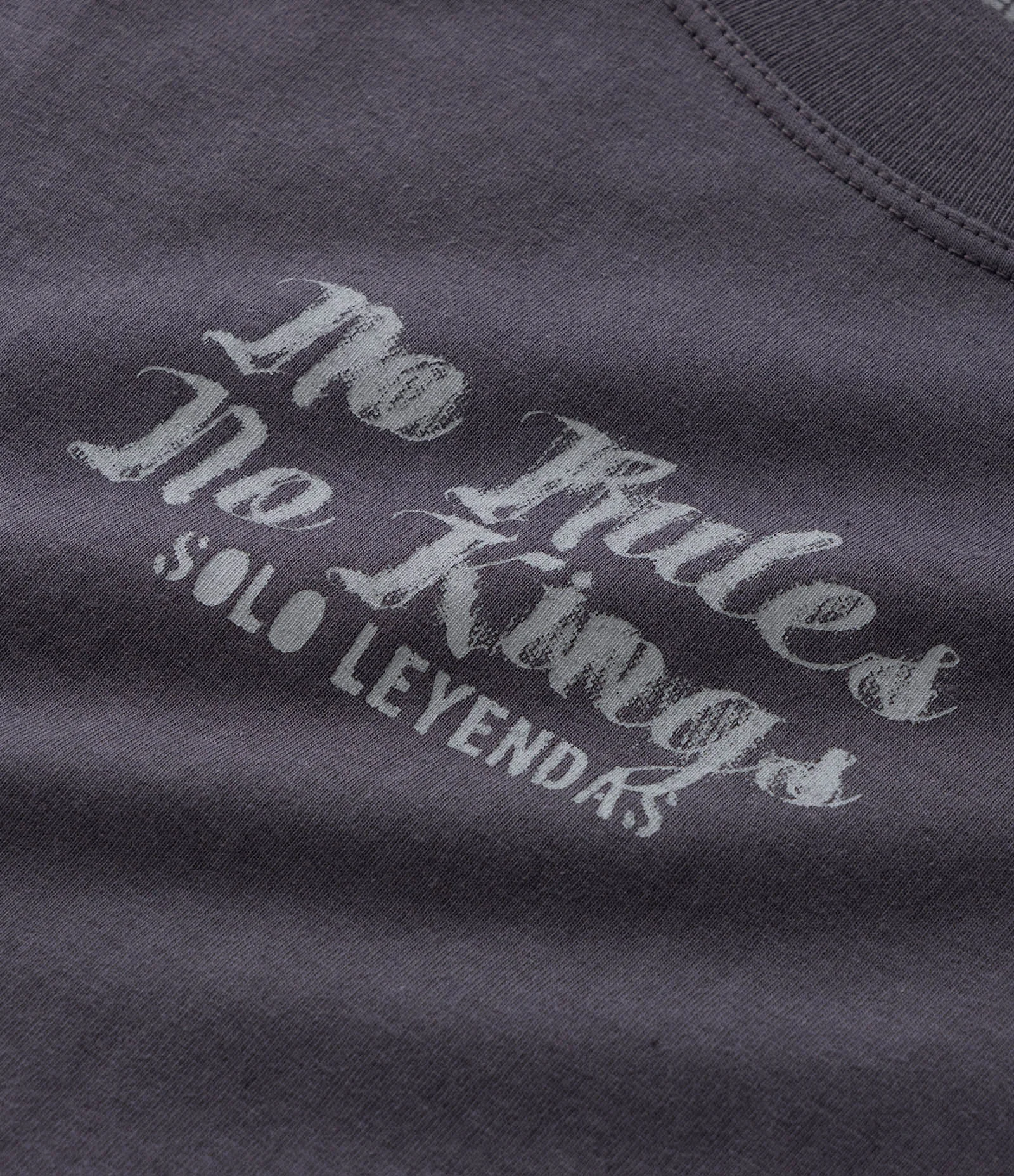 Camiseta Oversized Manga Curta em Algodão com Estampa No Mercy Preto 9