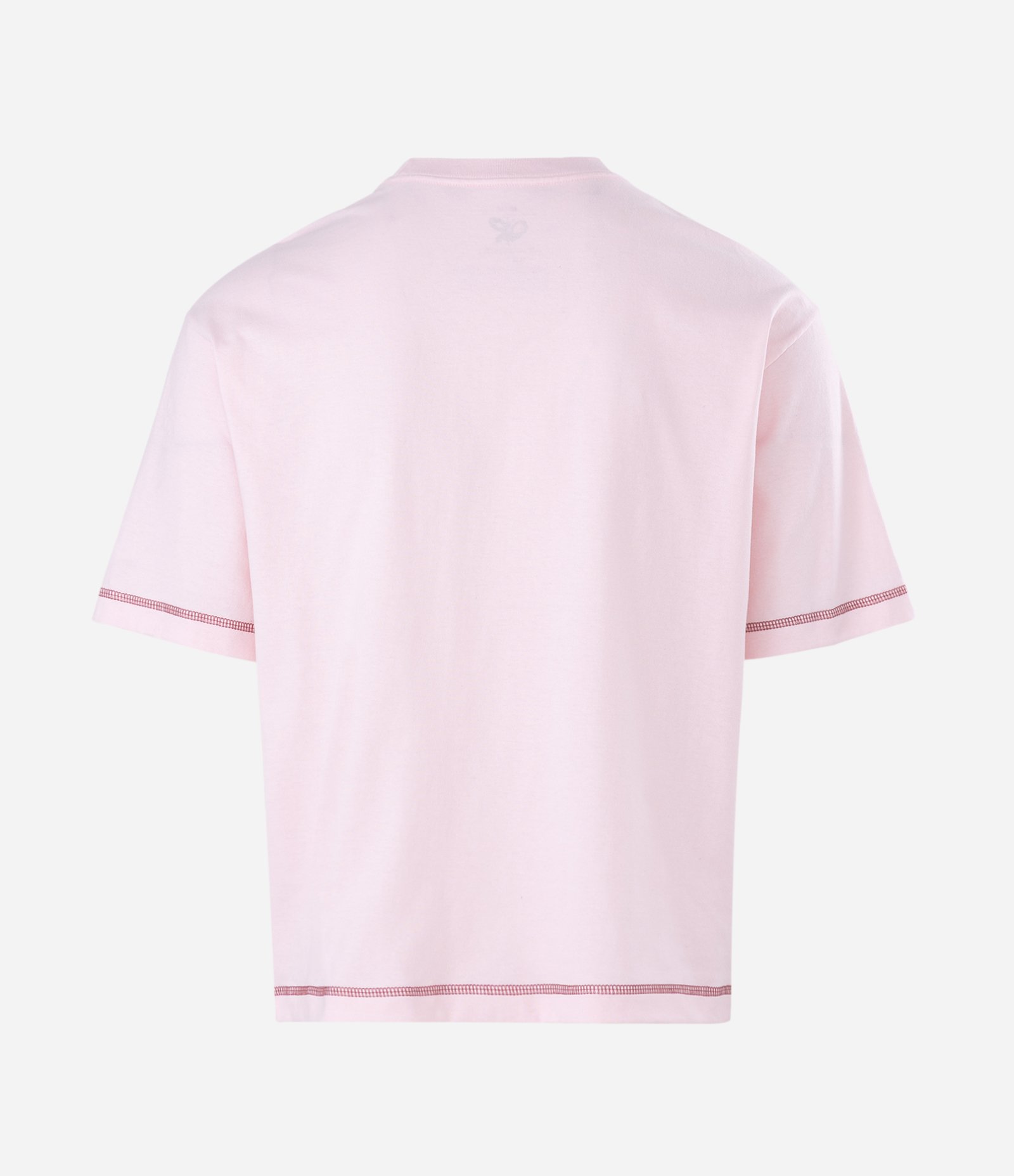 Camiseta Manga Curta em Algodão com Estampa Girl Rosa 5