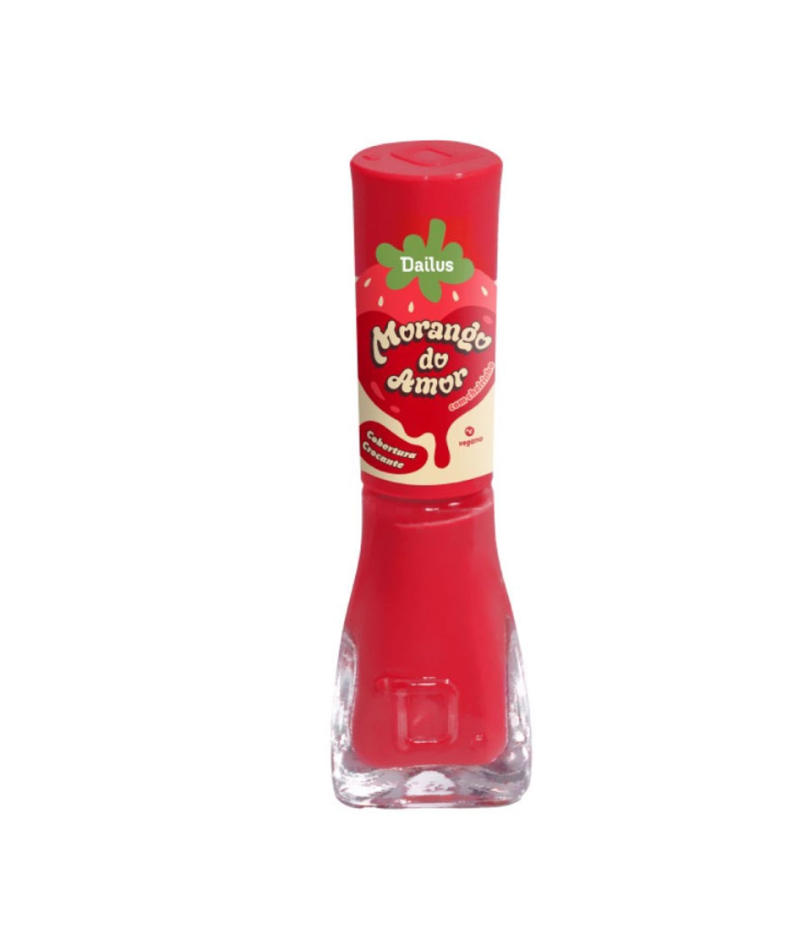Esmalte 8ml Morango do Amor Dailus Cobertura Crocante 1