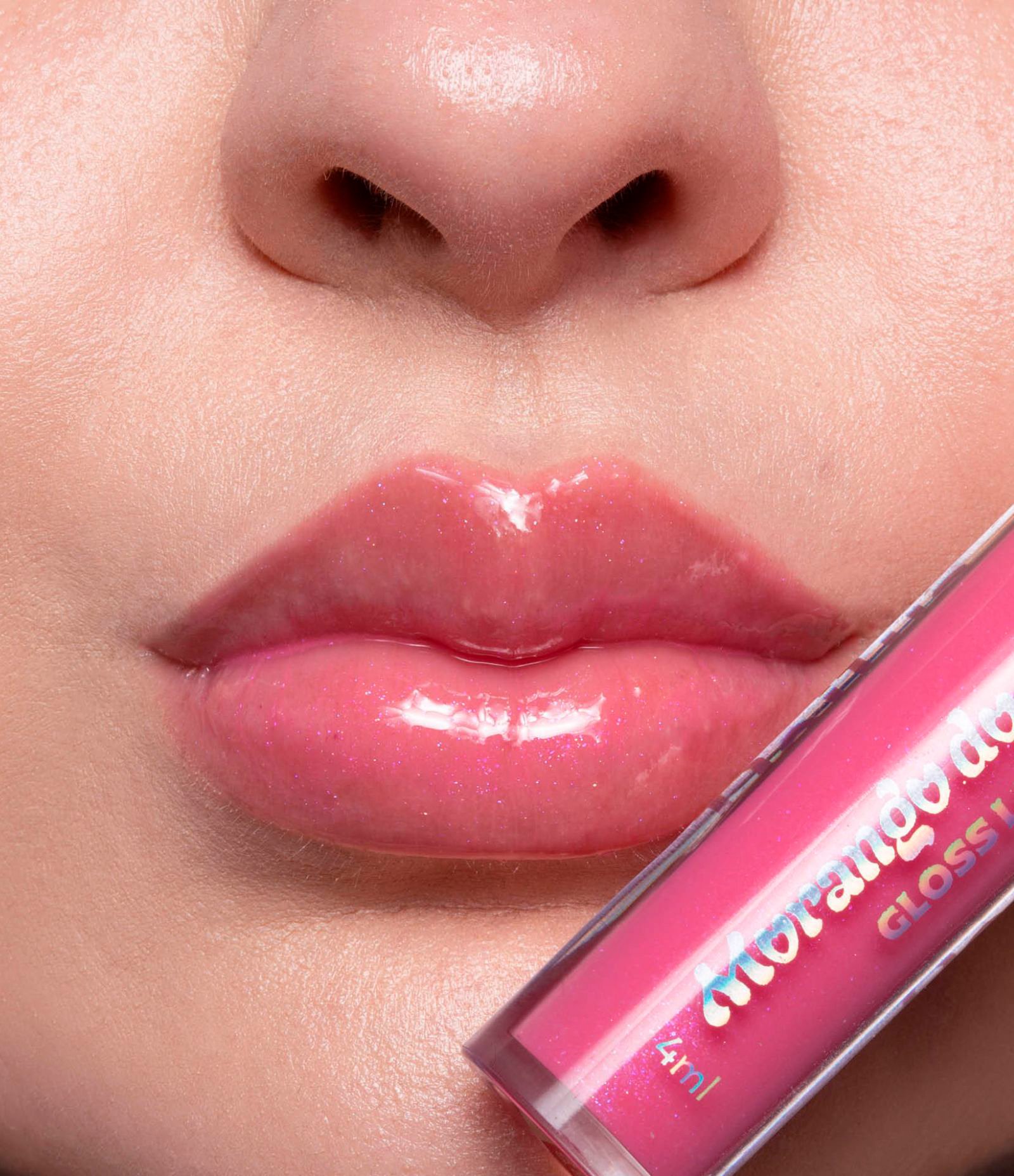 Gloss Labial 4ml Morango do Amor Dailus Brigadeiro de Morango 2