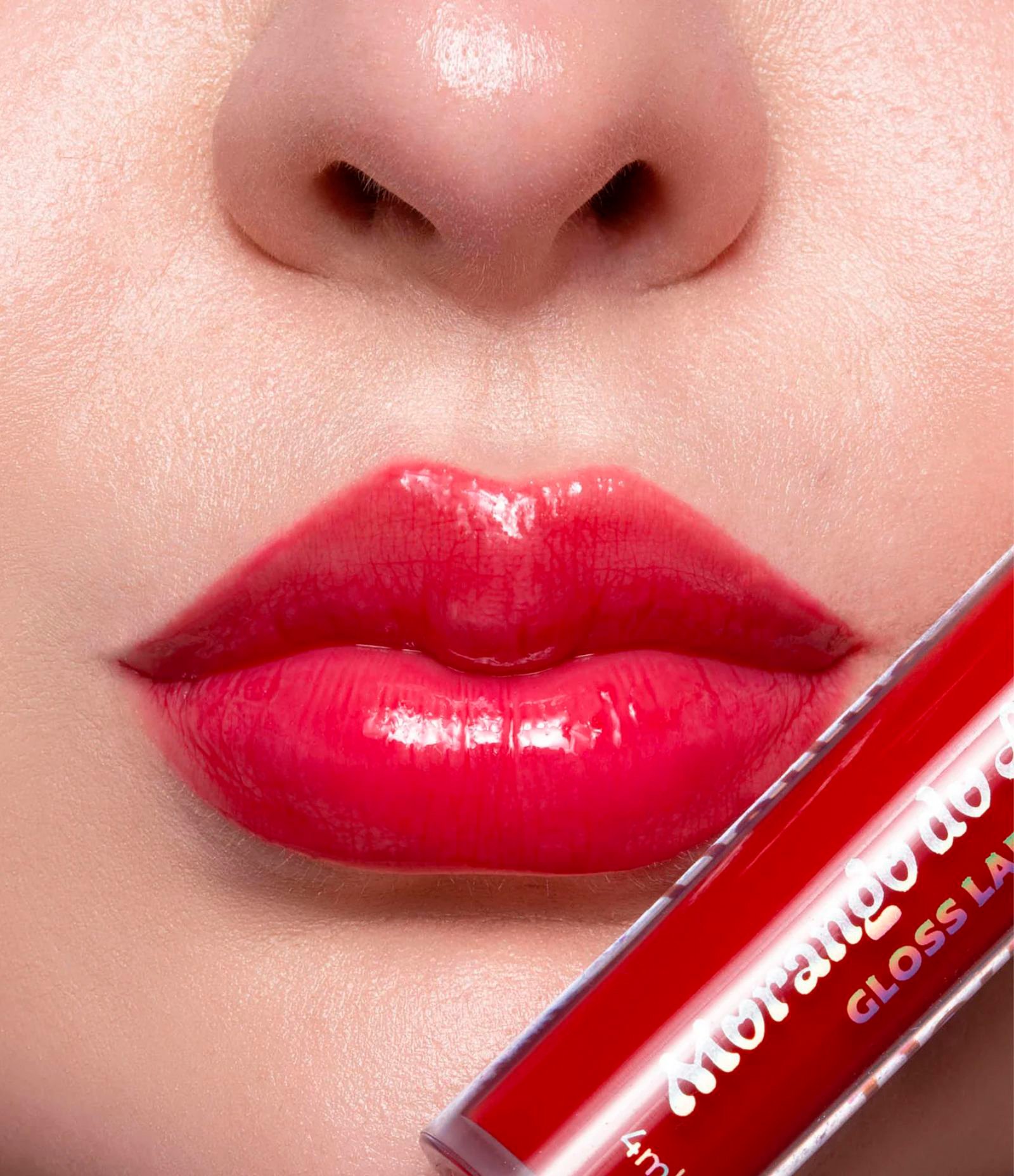 Gloss Labial 4ml Morango do Amor Dailus Cobertura Crocante 2