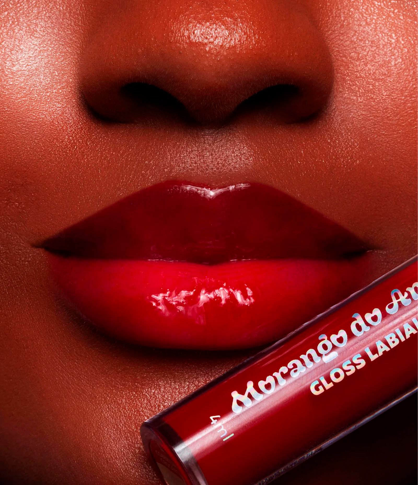 Gloss Labial 4ml Morango do Amor Dailus Cobertura Crocante 3
