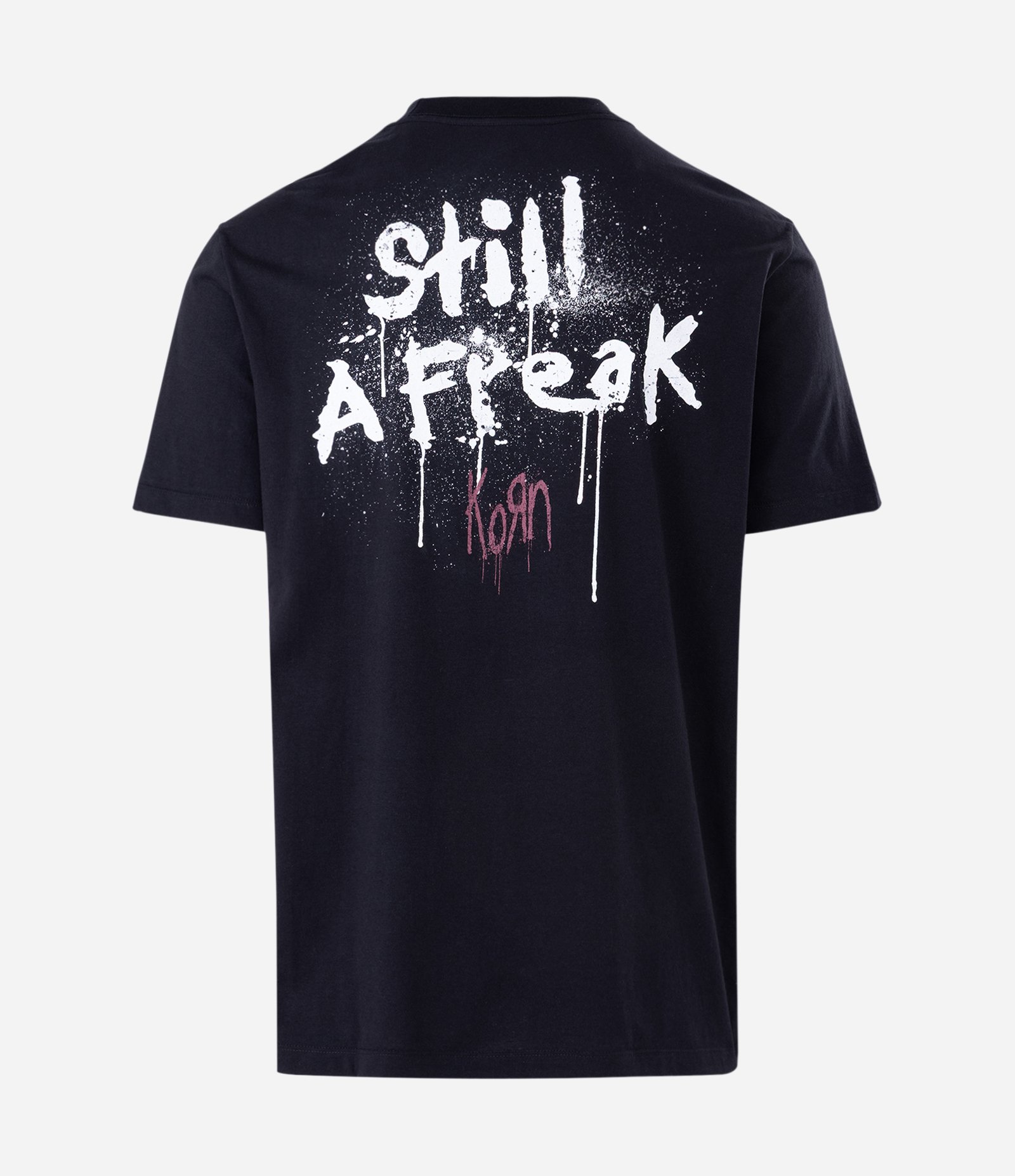 Camiseta Manga Curta em Algodão do Korn Preto 6