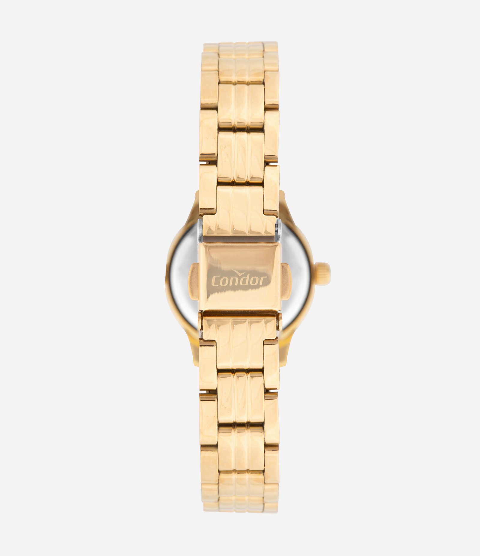  Kit Relógio Analógico Condor Aço Modelo CO2035NFZ K4K Dourado 3