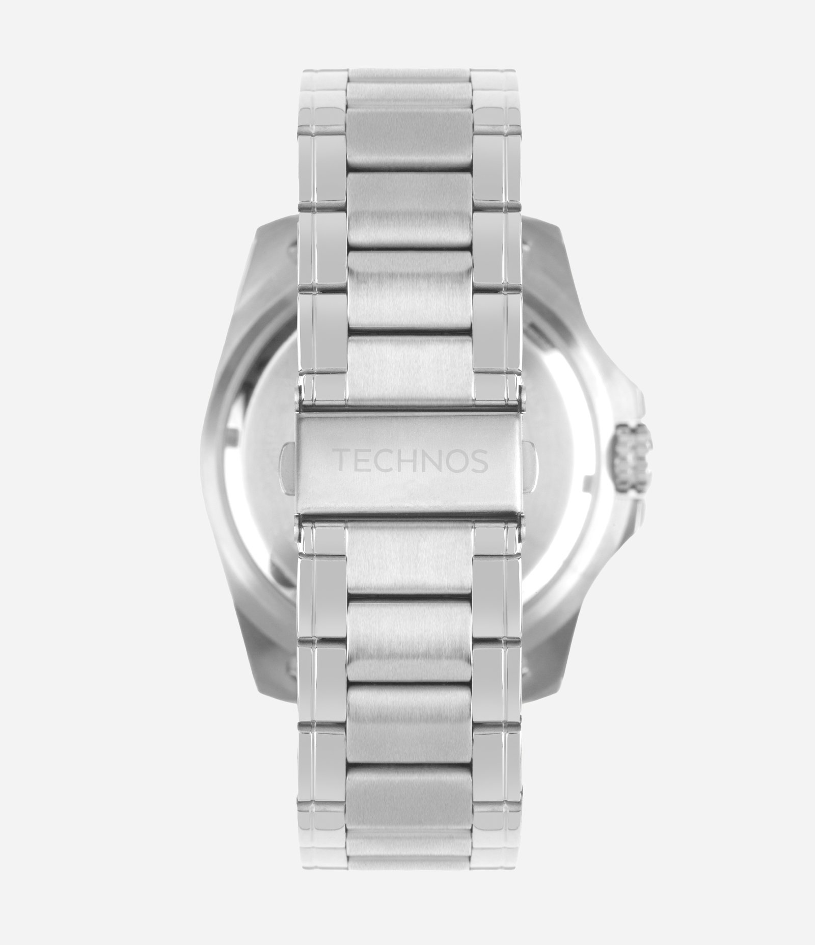  Relógio Analógico Technos Aço 6P79CH 1A Prata 3