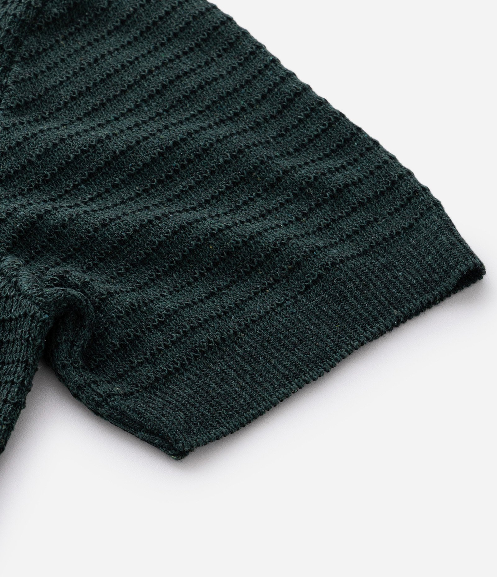 Camiseta Manga Curta em Tricoline Texturizada Verde 9