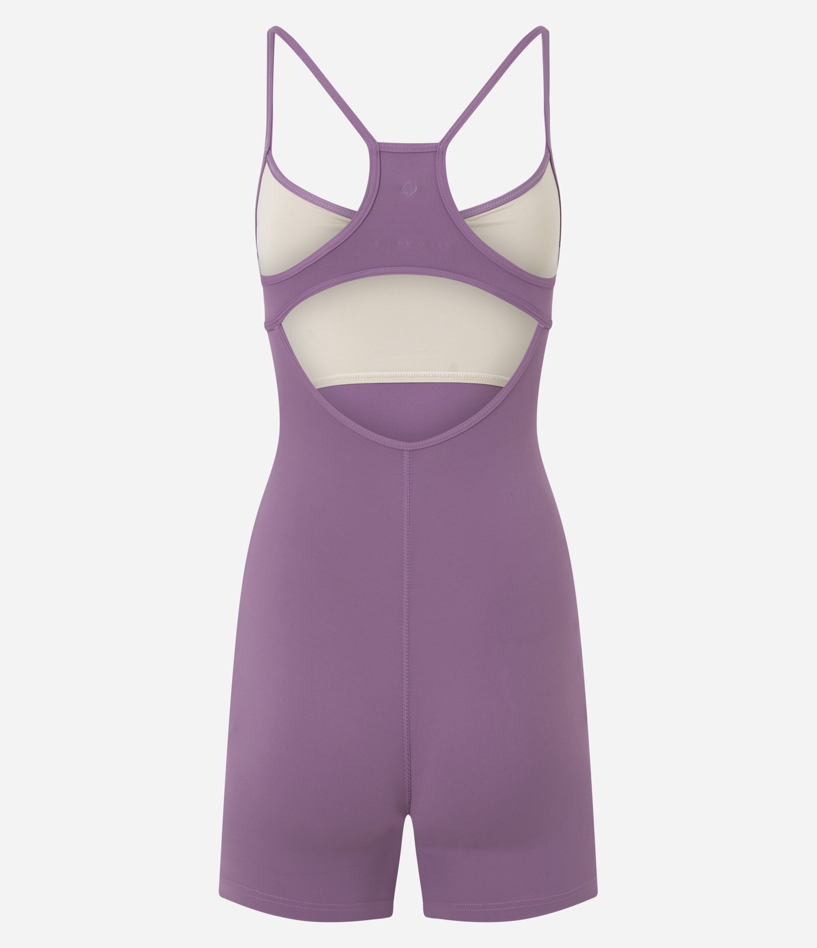 Macaquinho Esportivo em Microfibra com Abertura nas Costas Roxo 2