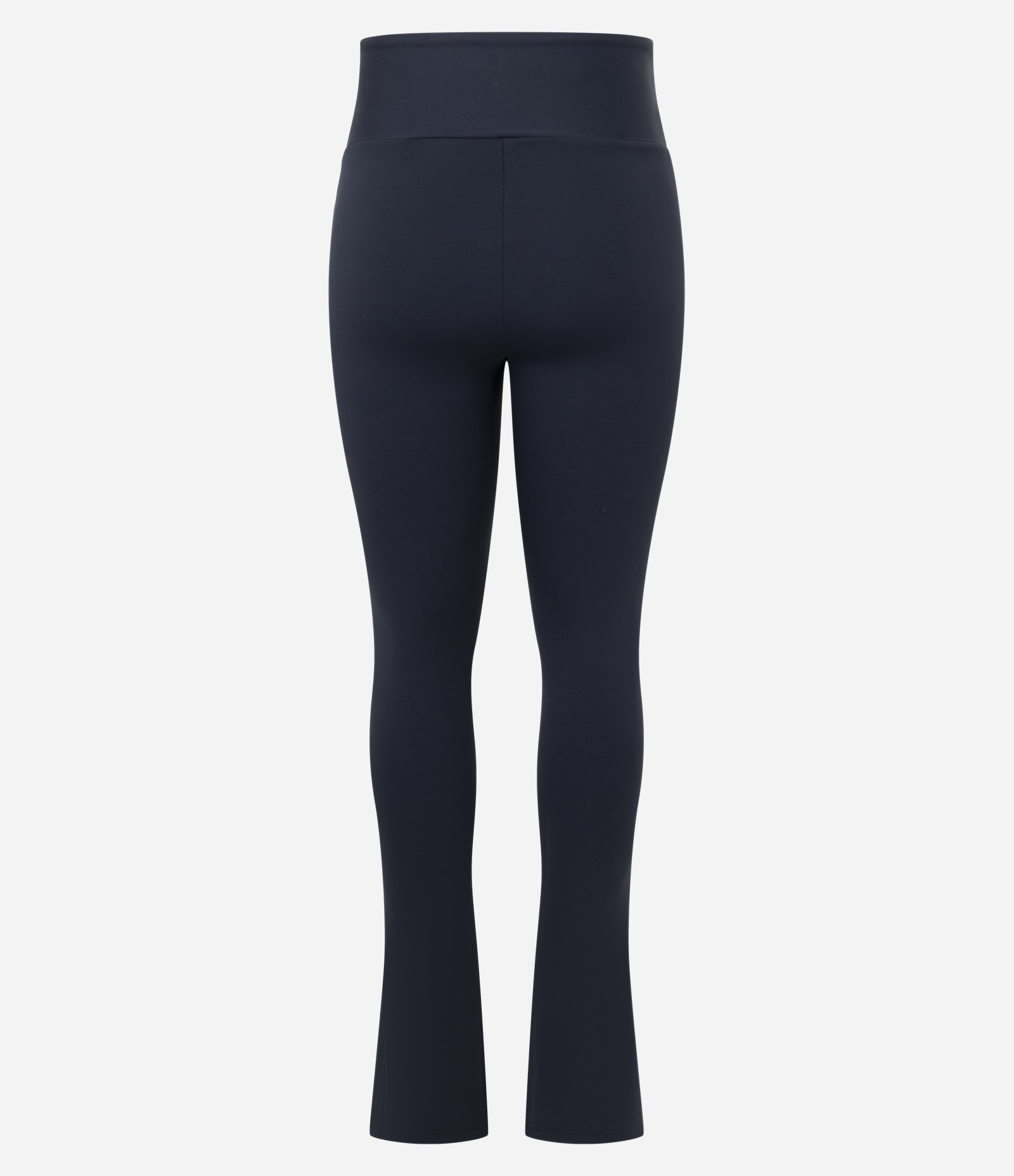 Calça Legging Flare Esportiva em Microfibra com Fenda Preto 11
