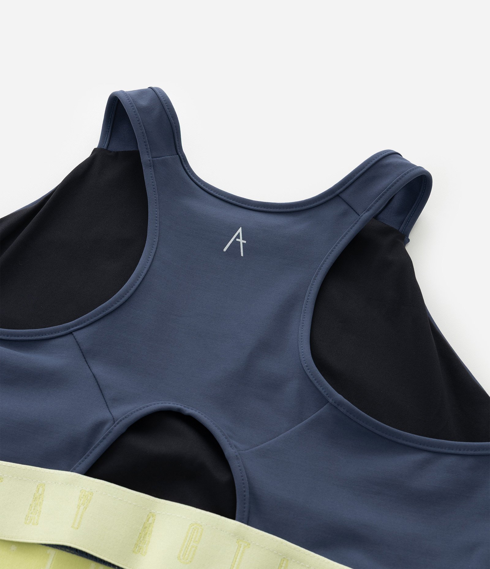 Top Esportivo Dry Nadador com Faixa Contrastante Azul 5