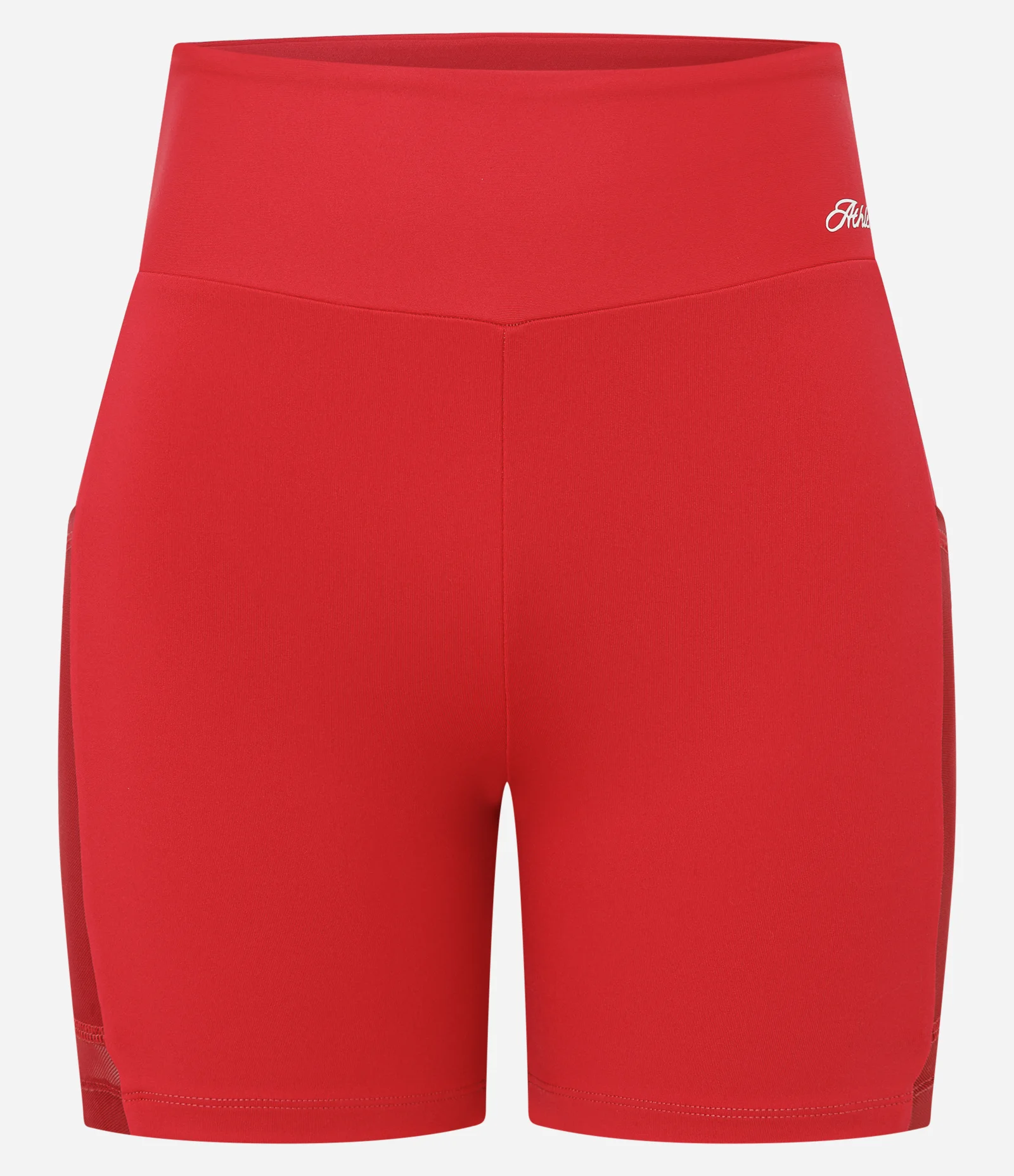 Bermuda Esportiva em Microfibra com Bolso de Tule Laranja 5