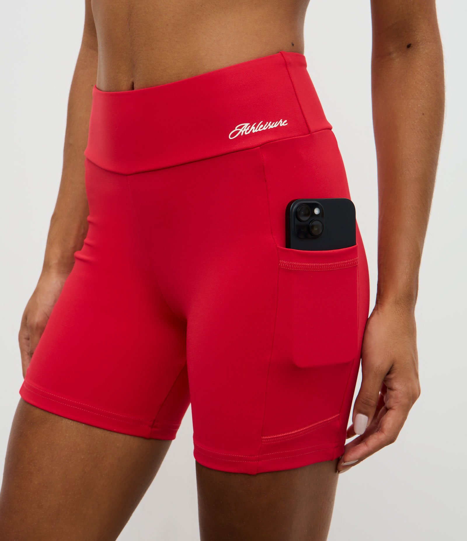Bermuda Esportiva em Microfibra com Bolso de Tule Laranja 3