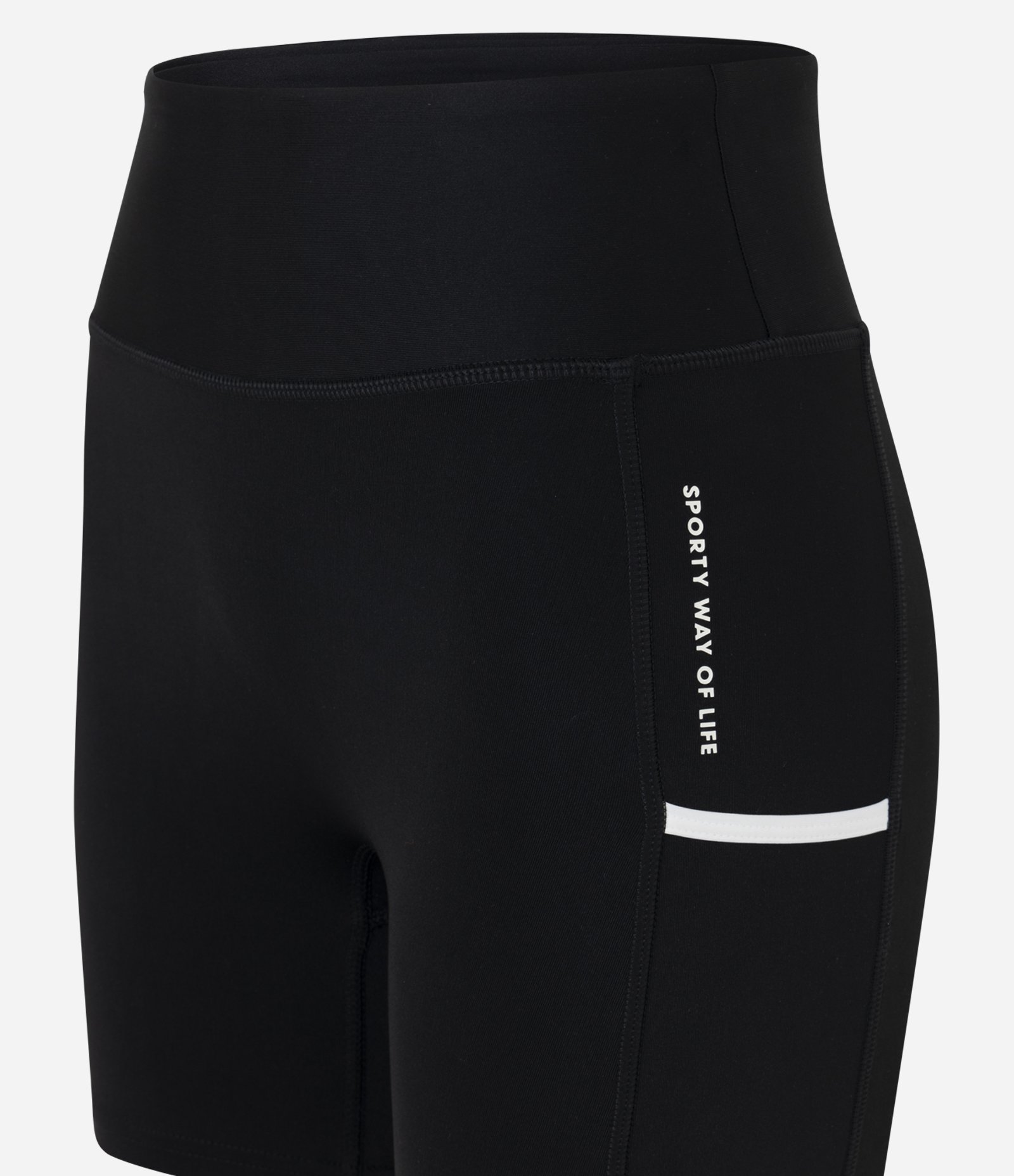 Bermuda Esportiva em Microfibra com Bolso Funcional Preto 5