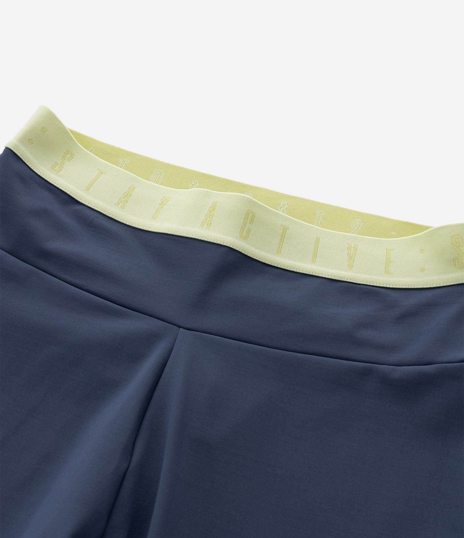 Calça Legging Esportiva com Faixa Lateral Contrastante Azul 5