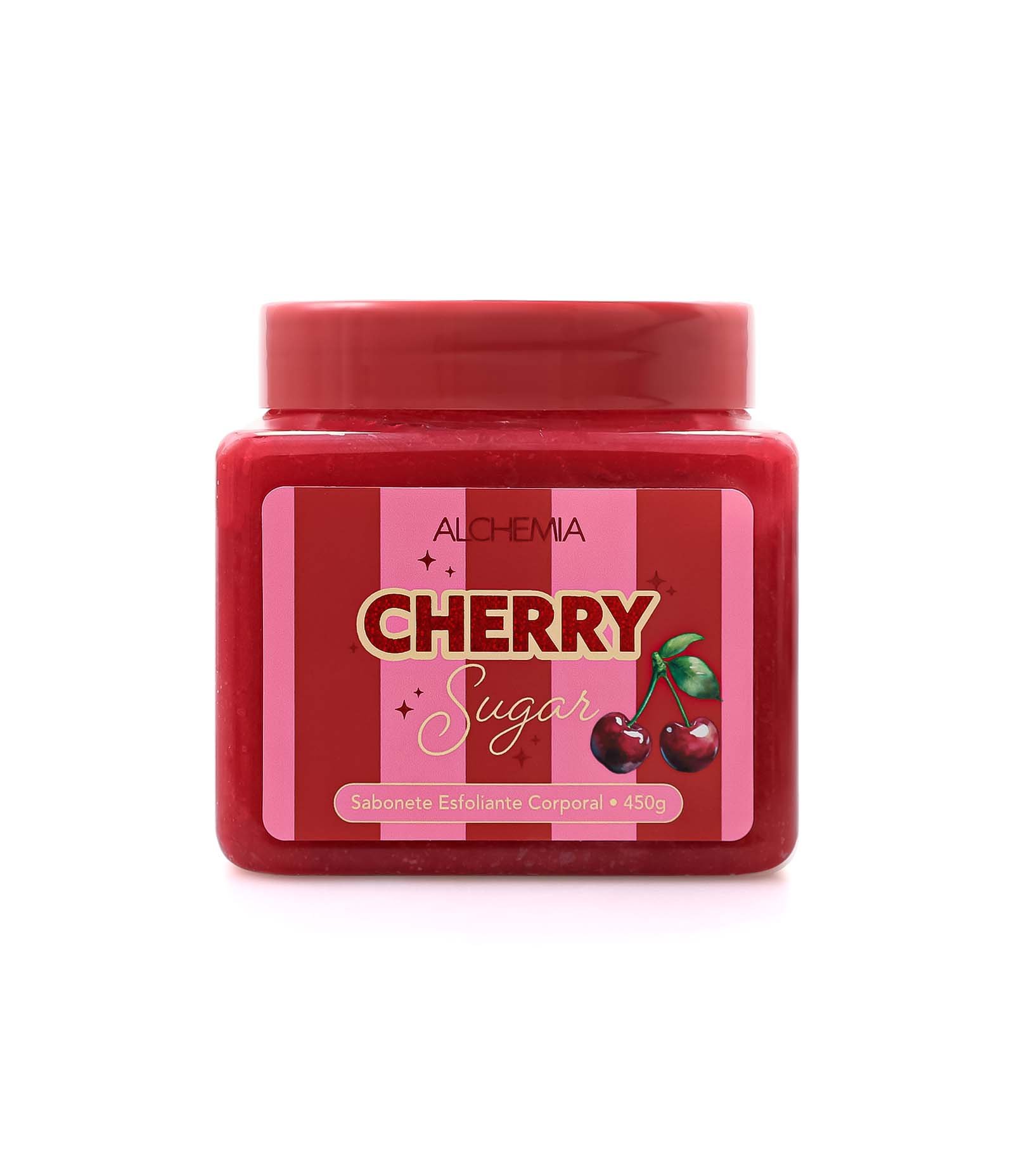 Sabonete Esfoliante Corporal  Cherry Sugar Alchemia 450g 450g 1