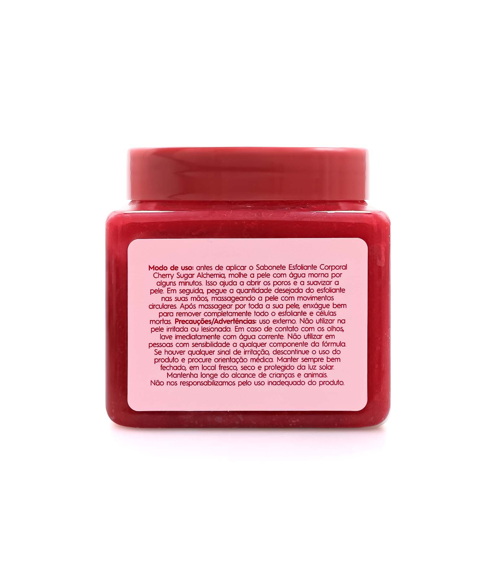Sabonete Esfoliante Corporal  Cherry Sugar Alchemia 450g 450g 2