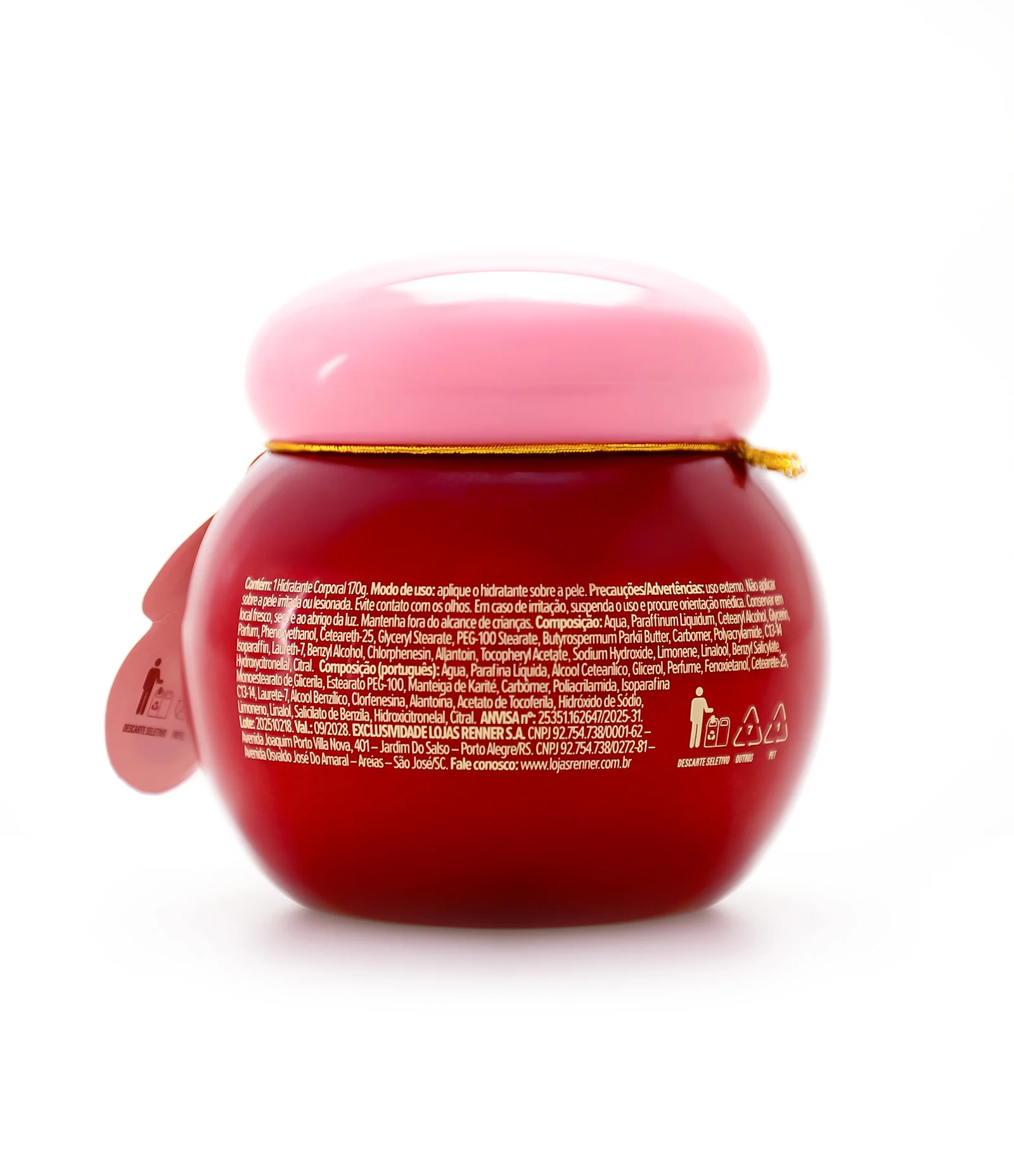 Hidratante Corporal Cherry Sugar Alchemia 170g 2