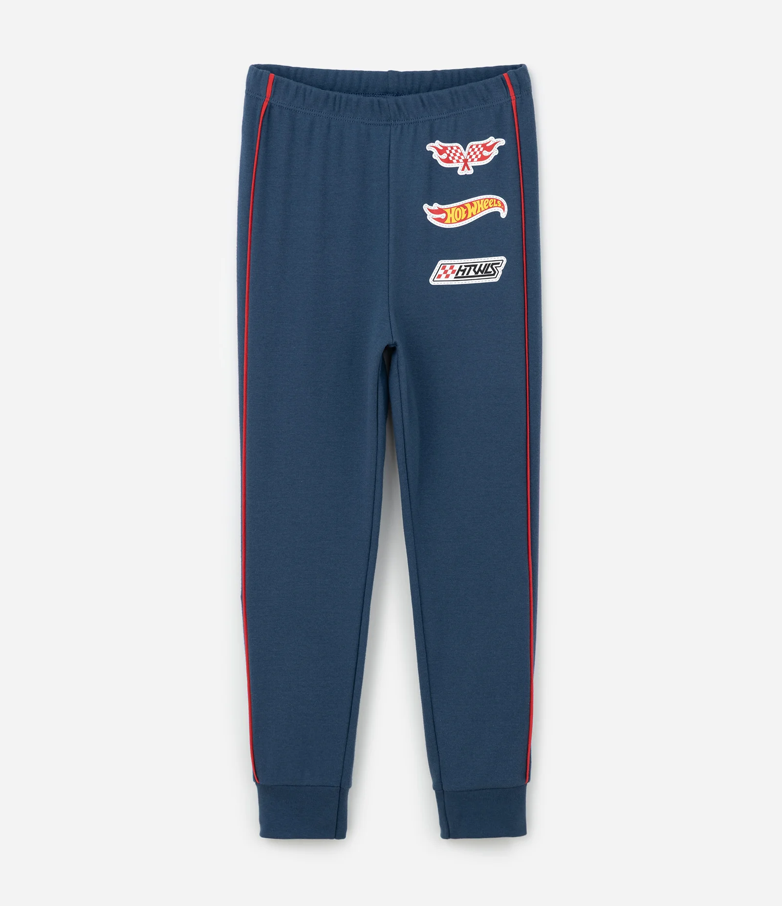 Pijama Infantil Estilo Uniforme Hot Wheels – Tam 3 a 10 Anos Azul Marinho 2