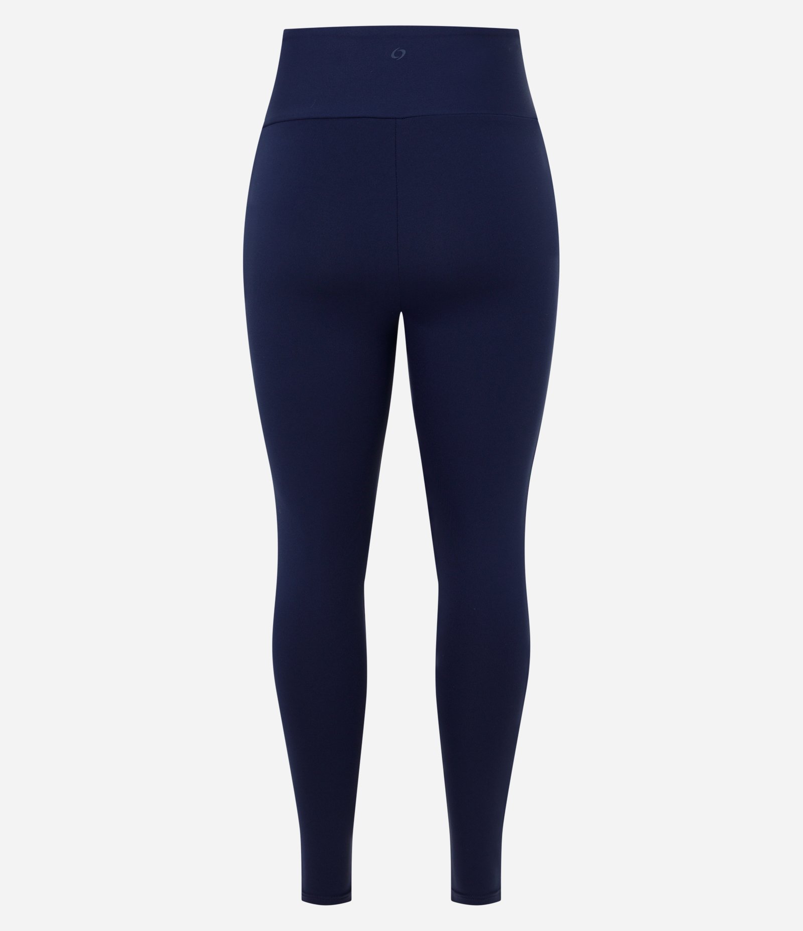 Calça Legging Esportiva em Microfibra com Recorte Contrastante Azul 7