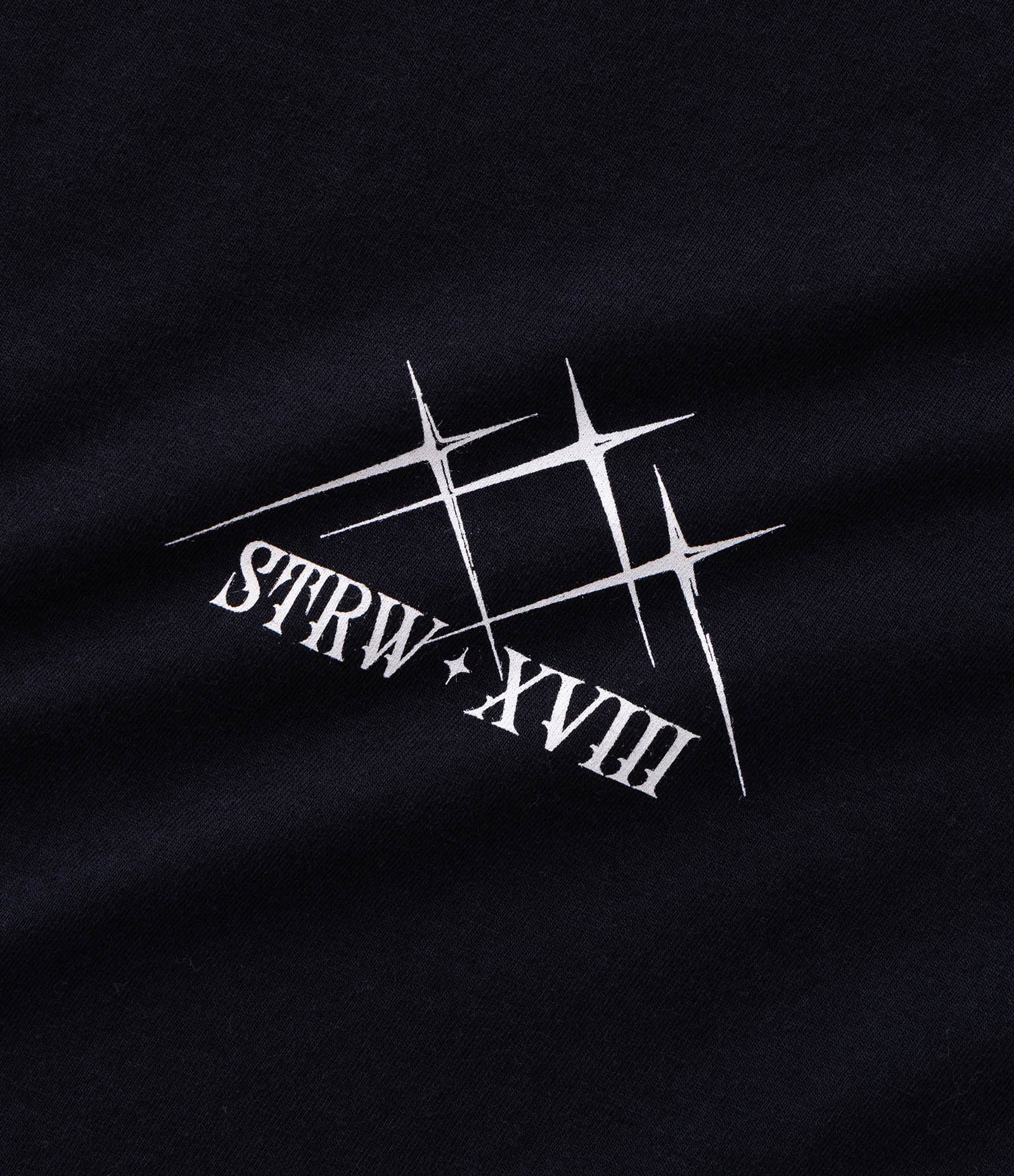 Camiseta Relaxed em Algodão com Estampa Tribal Chaos Preto 10