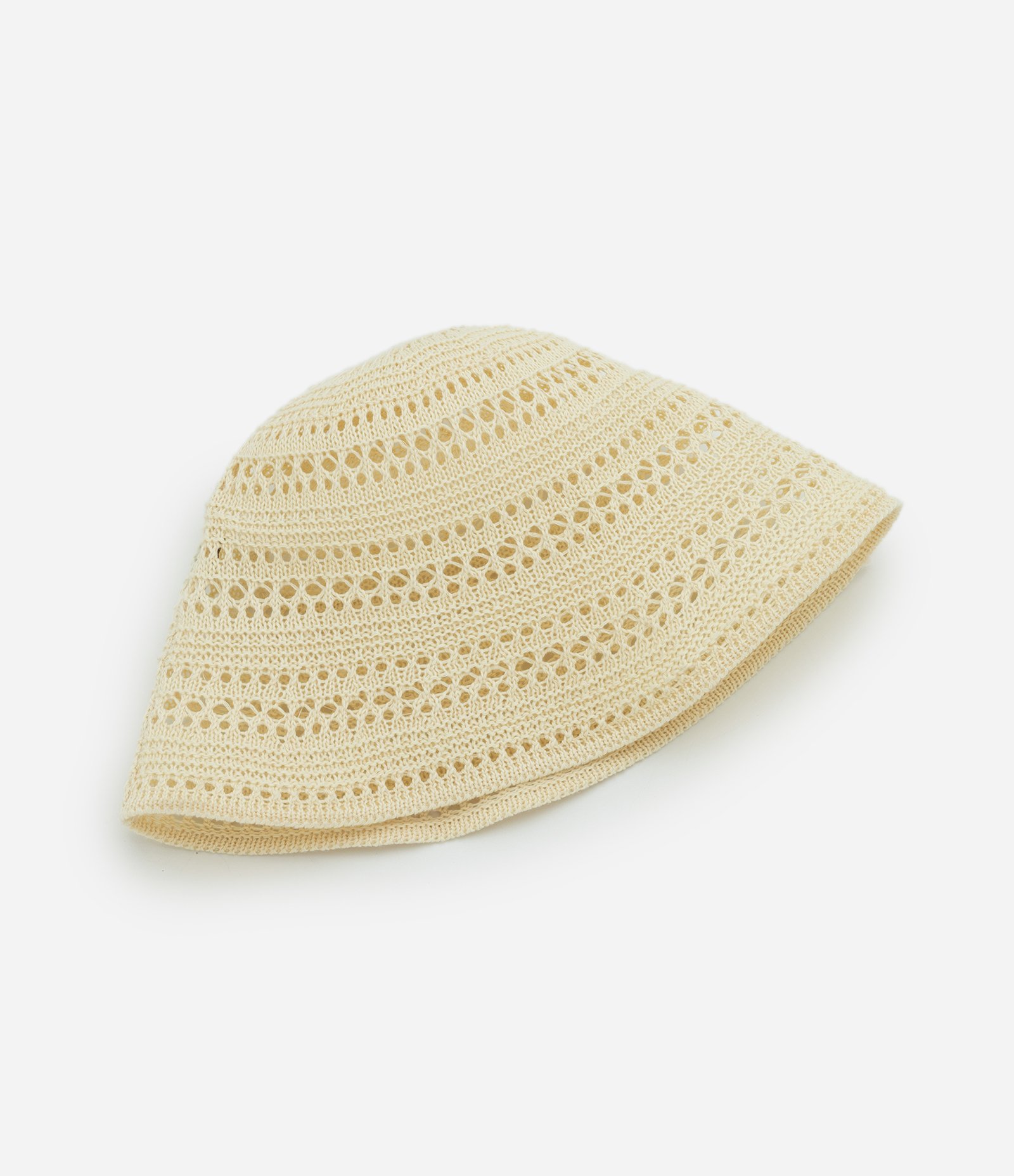 Chapéu Bucket Crochê Amarelo 3