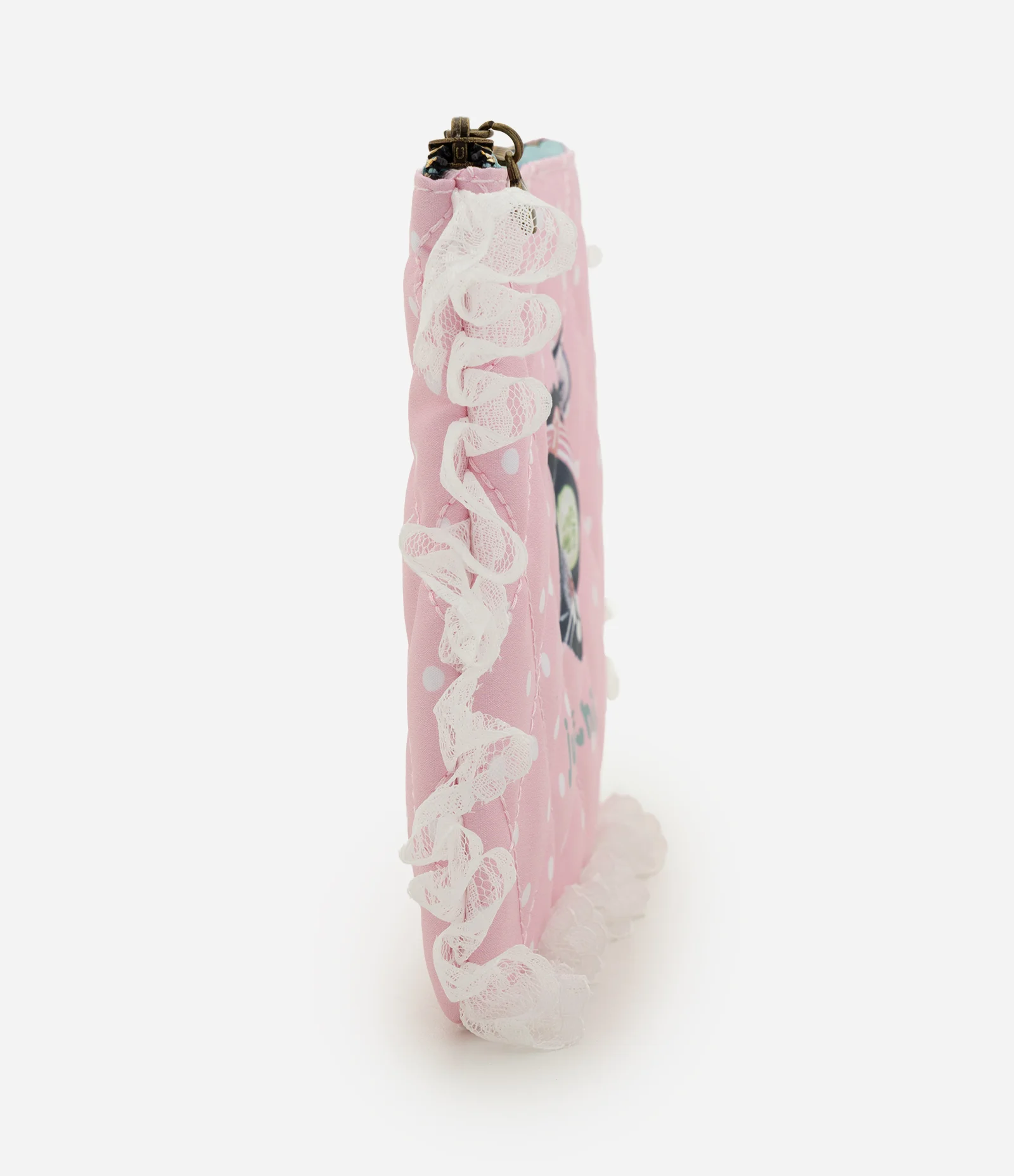 Necessaire Envelope com Estampa de Gato Rosa 2