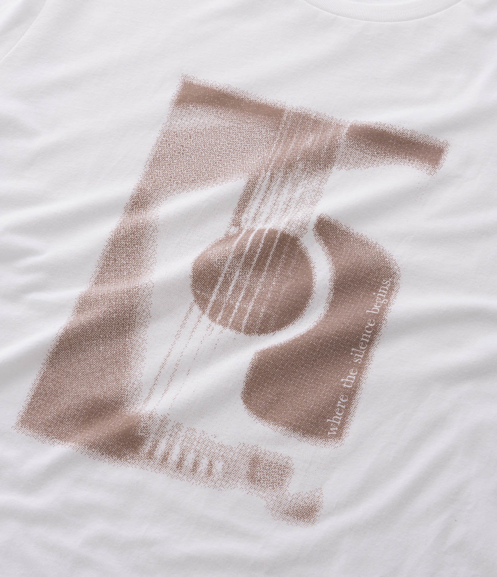 Camiseta em Algodão com Estampa de Guitarra Off White 4