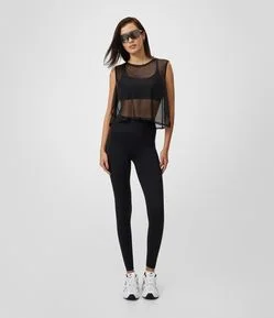 Calça Legging Esportiva em Microfibra