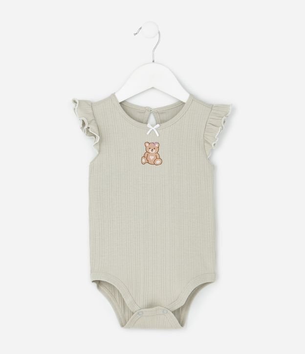 Cor: Bege Claro | Tamanho: 3-6M
