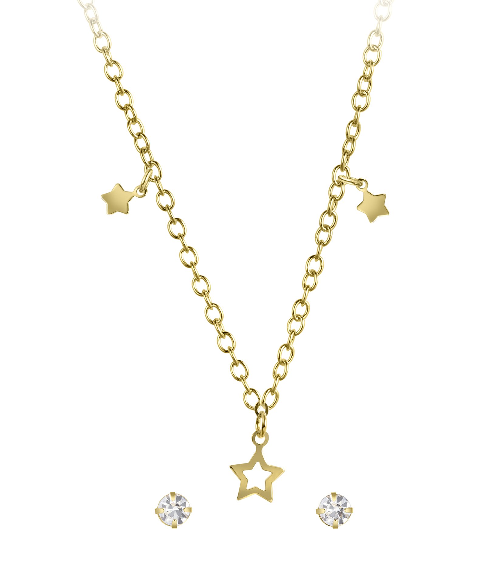 Relógio Analógico Aço Feminino Lince Dourado 3