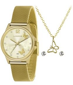 Relógio Analógico Aço Feminino Lince