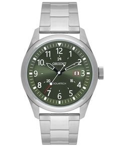 Relógio Solartech Analógico Aço Masculino Orient