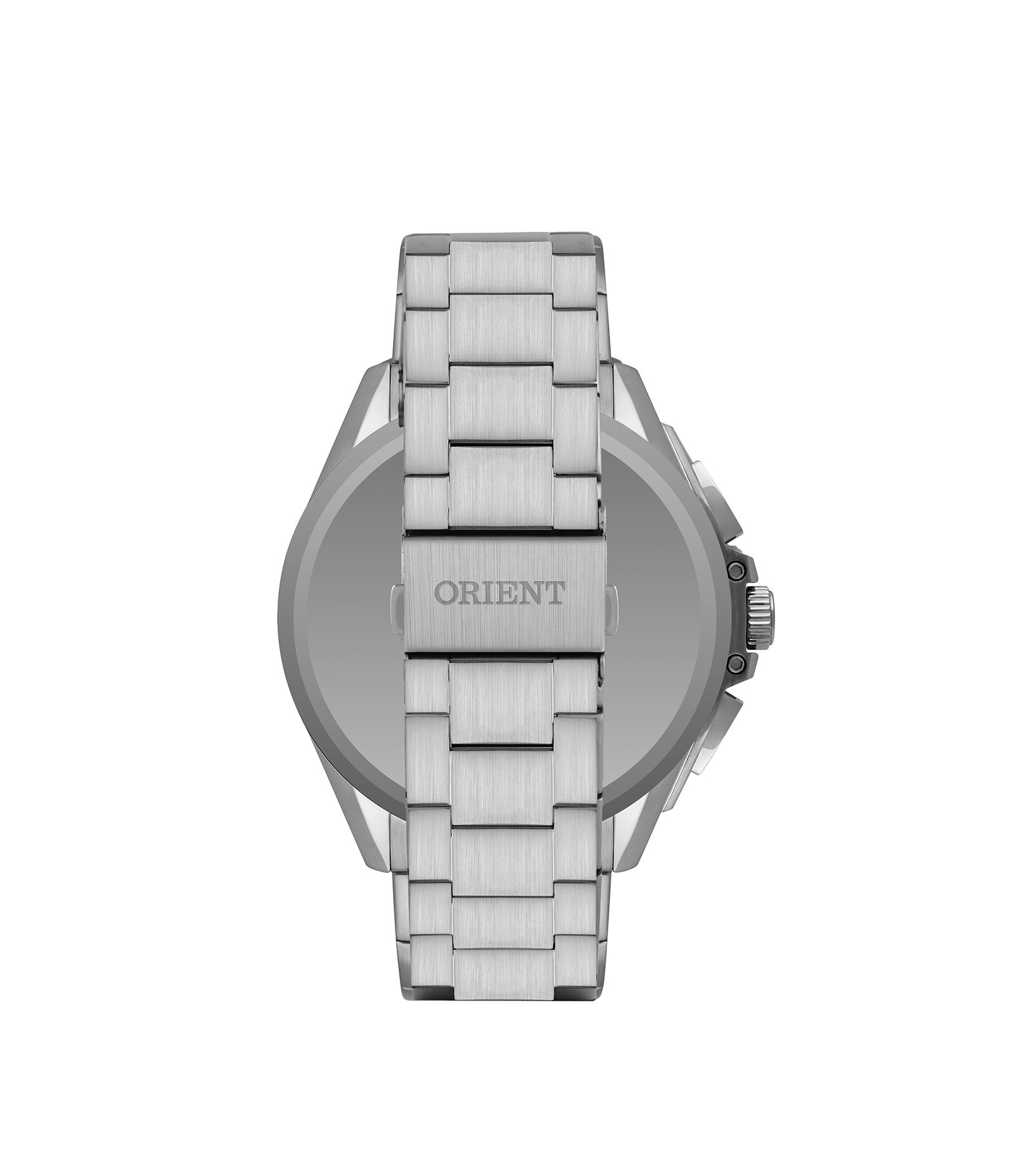 Relógio Solartech Analógico Aço Masculino Orient Prata 3