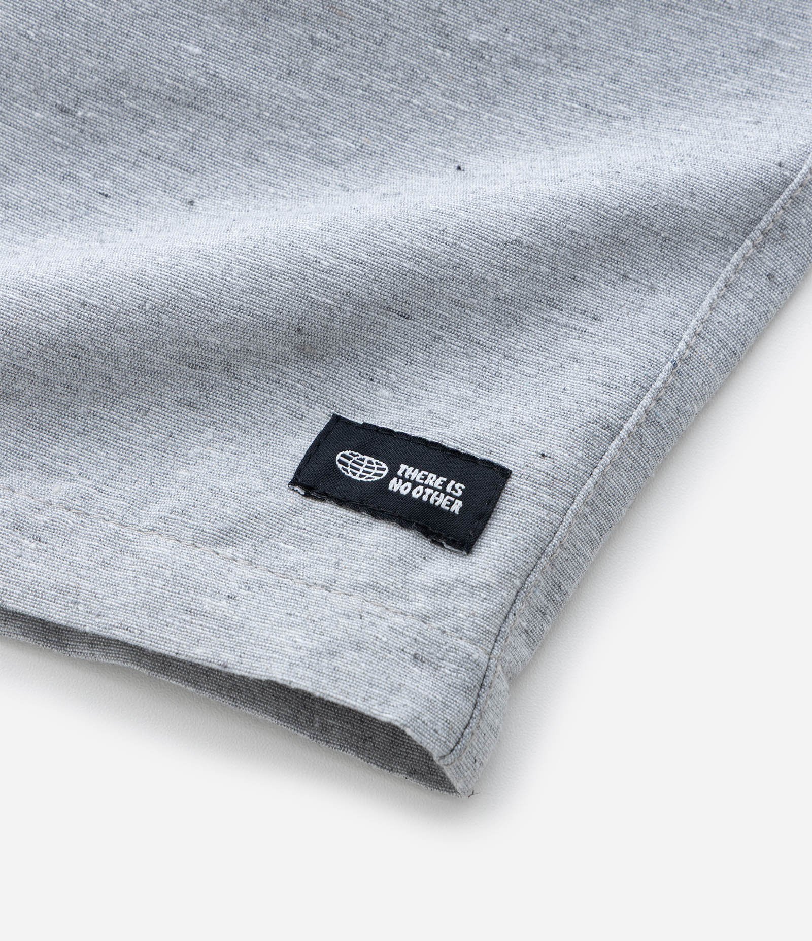 Bermuda em Algodão com Cós Elástico e Etiqueta Aplicada Cinza 7