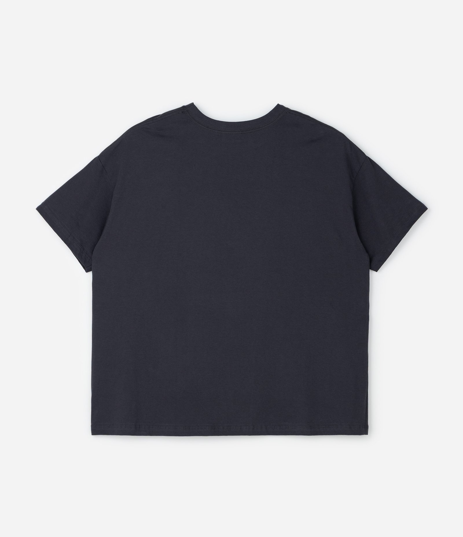 Camiseta Oversized em Meia Malha com Estampa Rosas Curve & Plus Size Preto 5