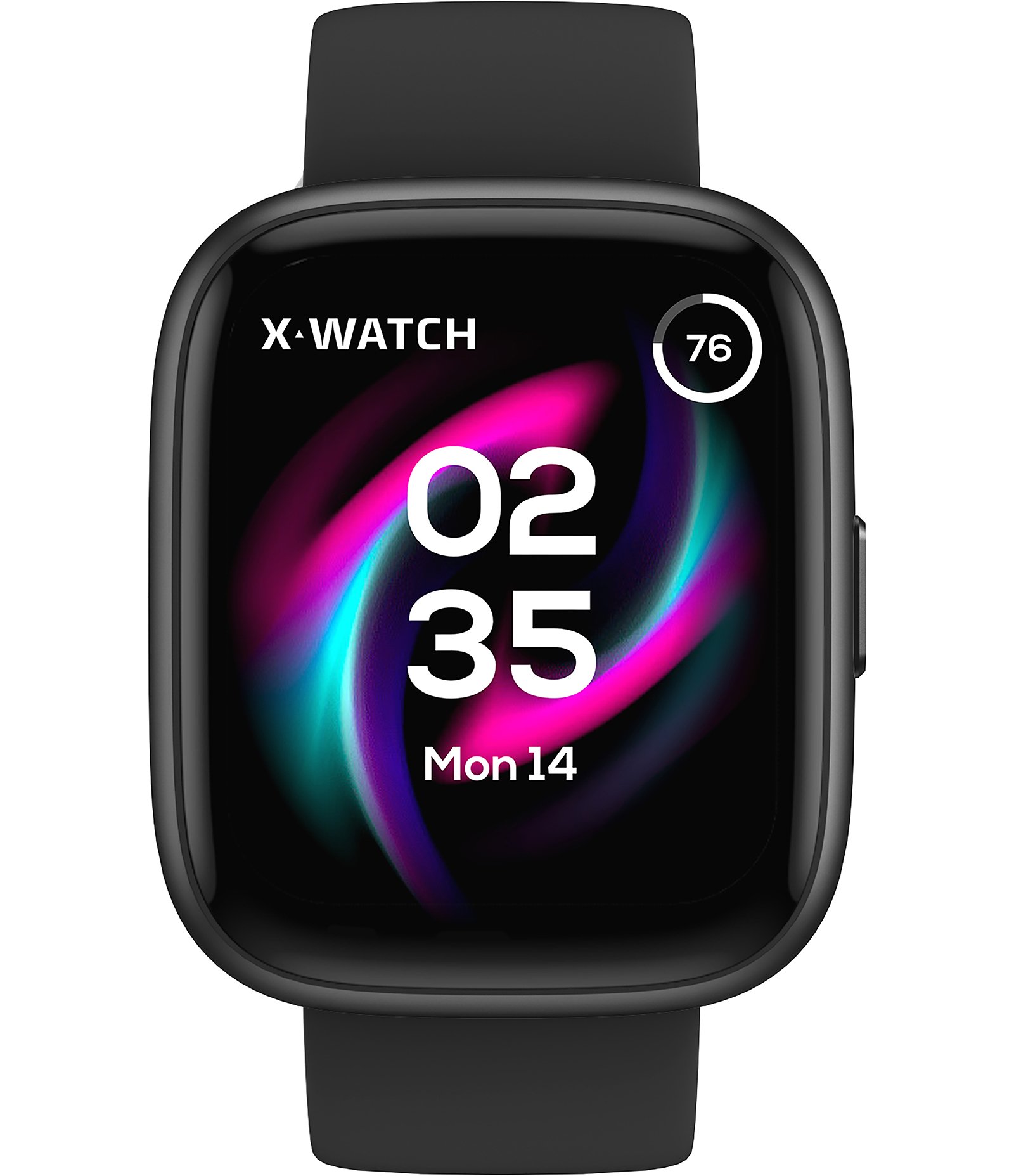 Relógio Smartwatch Silicone Unissex Xwatch Preto 1