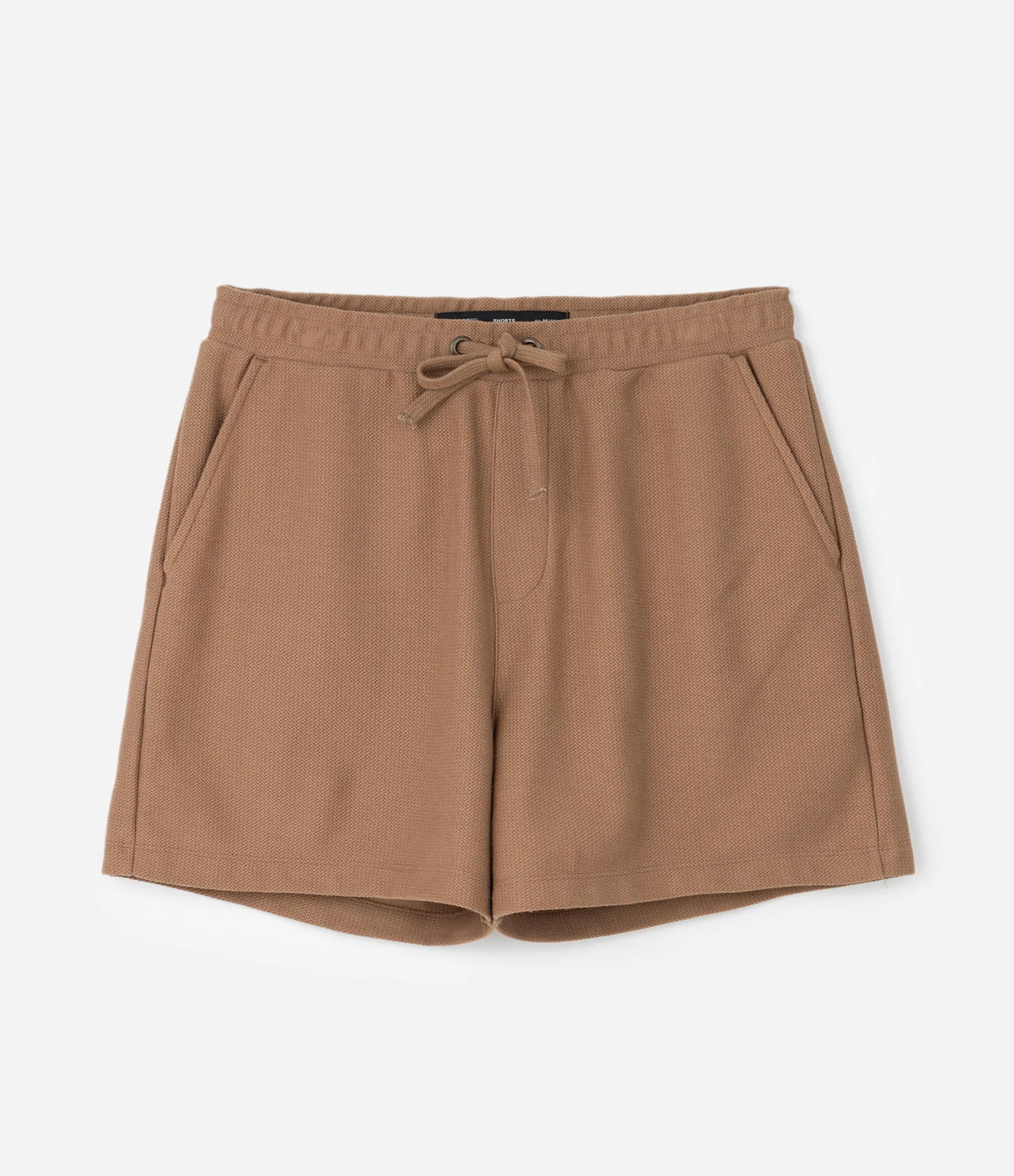 Bermuda Texturizada Lisa com Textura Marrom 5