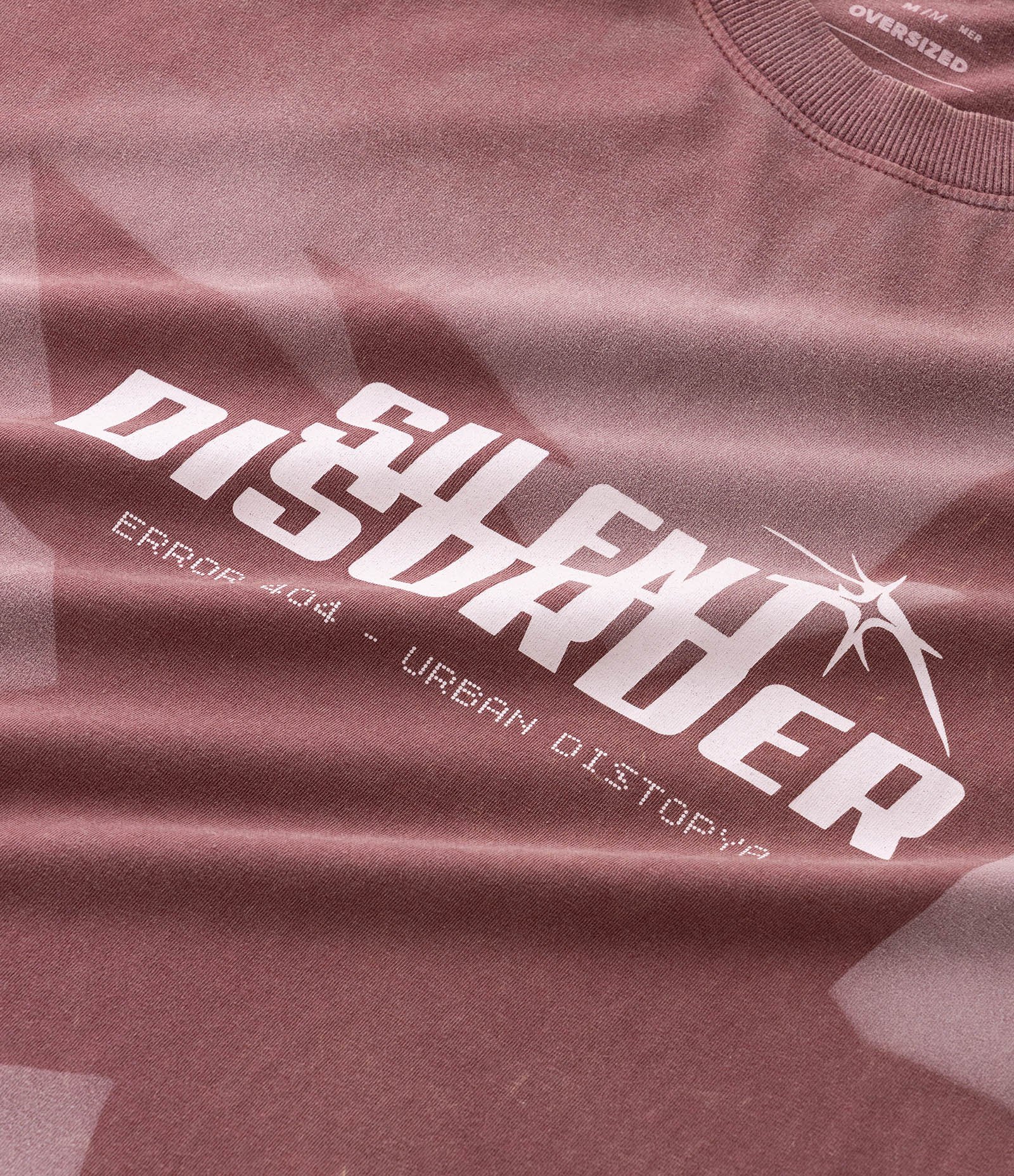 Camiseta Manga Curta Meia Malha SILENT DESORDER Vermelho 7