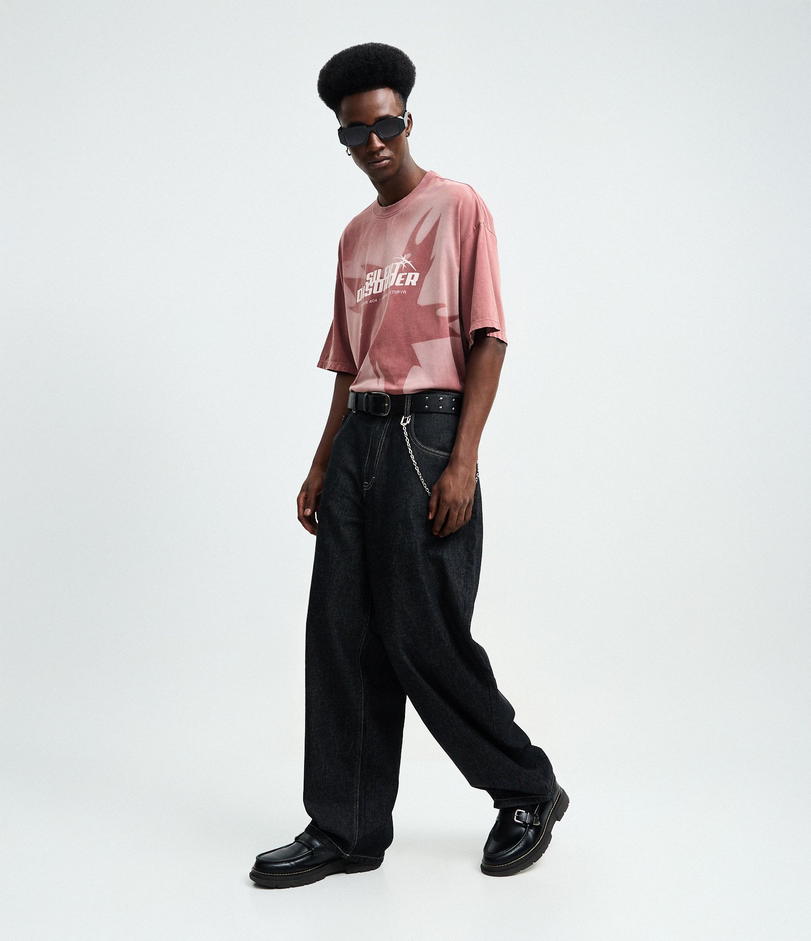 Camiseta Manga Curta Meia Malha SILENT DESORDER Vermelho 2