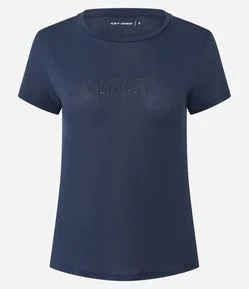 Camiseta Esportiva em Poliamida com Estampa Legacy