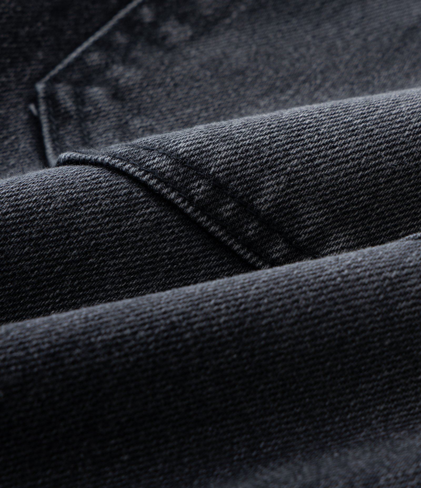 Bermuda Baggy Relaxed em Jeans com Bolso Duplo Veigh Preto 9