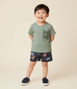 Conjunto Infantil com Estampa Dinossauros – Tam 1 a 6 Anos