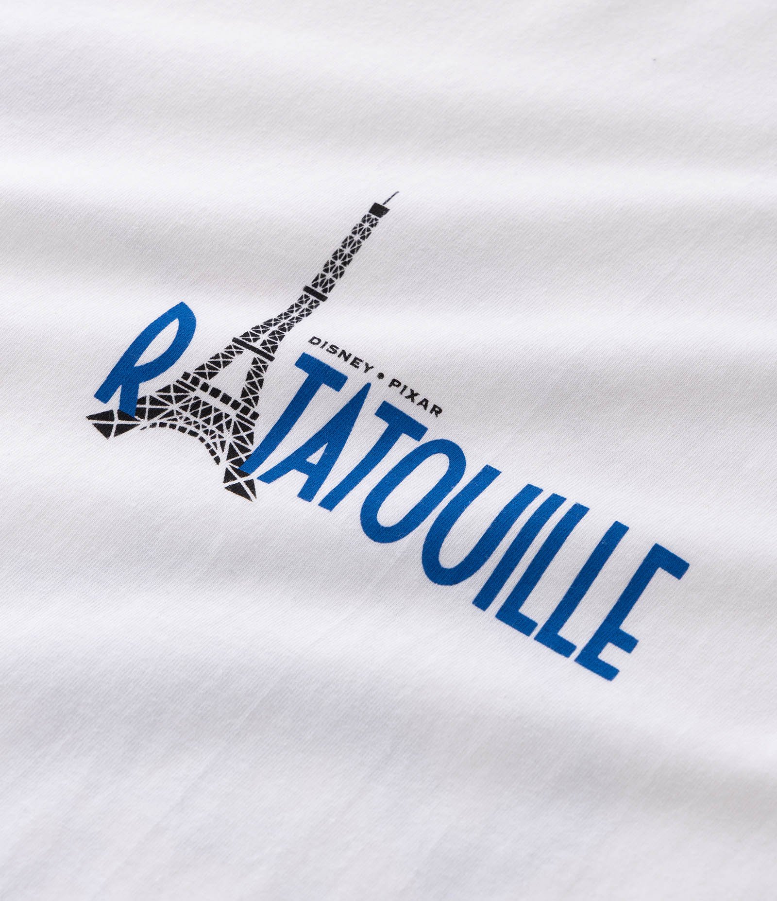 Camiseta Boxy Manga Curta em Algodão Estampa Ratatouille Branco 4