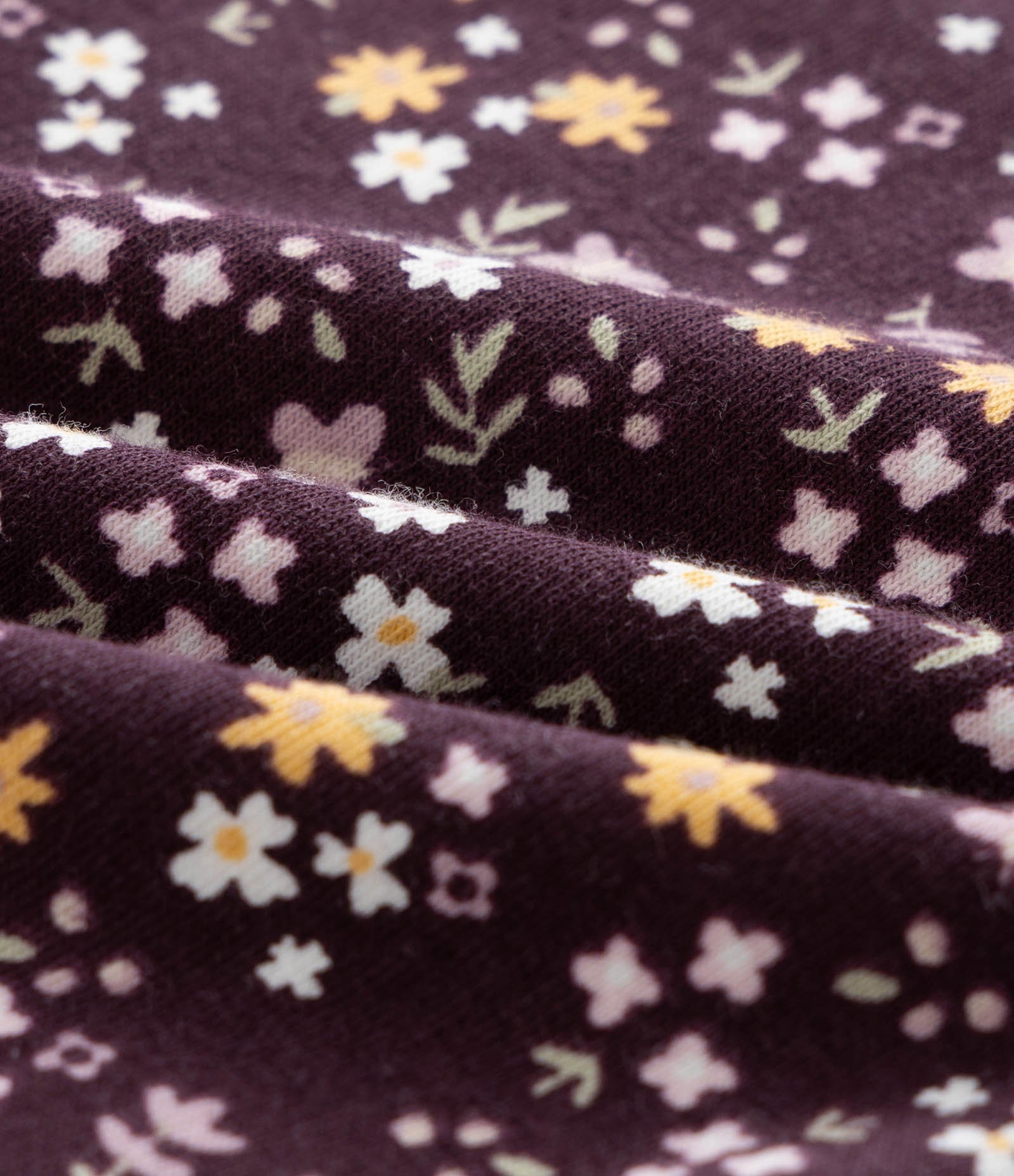 Body Infantil com Floral Liberty – Tam 0 a 18 Meses Vinho Escuro 3