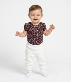 Body Infantil com Floral Liberty – Tam 0 a 18 Meses
