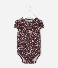Body Infantil com Floral Liberty – Tam 0 a 18 Meses