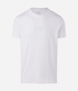 Camiseta Muscle Manga Curta em Algodão com Estampa Tribal Localizada