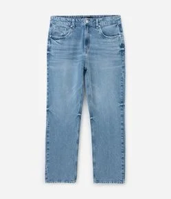 Calça em Jeans Reta Vintage