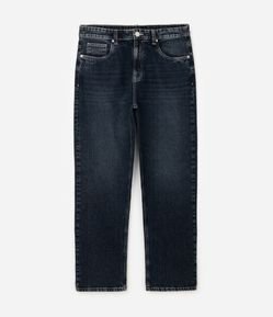 Calça em Jeans Reta Vintage