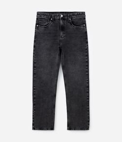 Calça em Jeans Reta Vintage